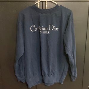 Auth Christian Dior Crew